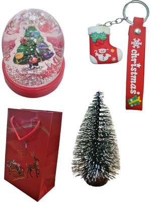 Burdabuldu Yılbaşı  Paketi 4.lü Set (Noel Ağacı)