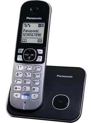 Panasonic KX-TG6811 Dect Telsiz Telefon Geniş 1.8" LCD Ekran ile Net Ses Özelliği