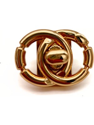 Angel Çanta Aksesuar Light Gold Renk Çift Halkalı Cha Model