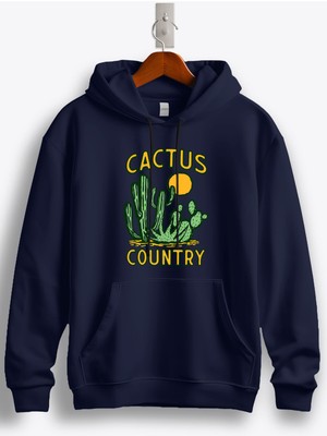 MGAX Cactüs Country Baskılı Kapüşonlu Sweatshirt