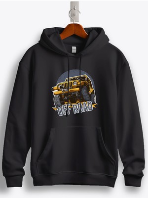 MGAX Off Road Baskılı Kapüşonlu Sweatshirt