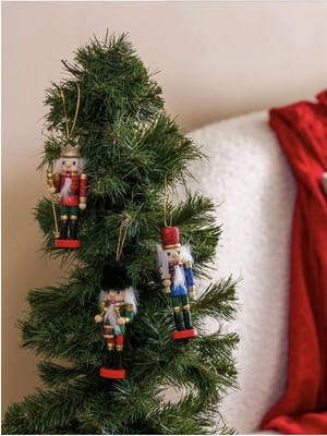 Tekno Trust Fındıkkıran Kurşun Asker Yılbaşı Ağacı Süsü 3’lü