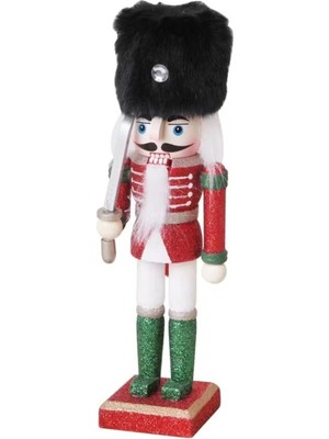 Tekno Trust Ahşap Fındıkkıran Kurşun Asker Yılbaşı Figürü 18 cm-2