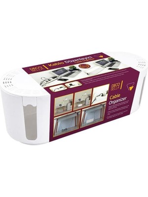 Decobella 50808 Kablo Düzenleyici Beyaz