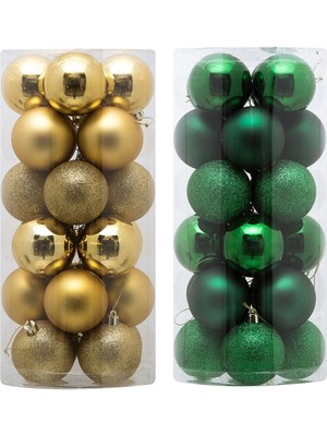 Tekno Trust 6 cm Yılbaşı Topu 24'lü