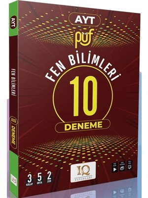 IQ Yayınları Ayt Fen Bilimleri Püf 10 Branş Deneme