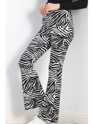 Shemard Desenli Ispanyol Pantolon Zebra - 20549.1595.