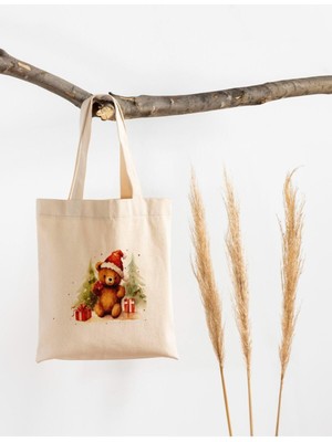 Tekno Trust 1 Adet 34X40CM Festive Cheer Bez Yılbaşı Çanta Ayıcık 17