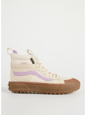 Vans Beyaz Kadın Süet Kanvas Lifestyle Ayakkabı VN000CVTWHP1-MTE Sk8-Hi Waterproof