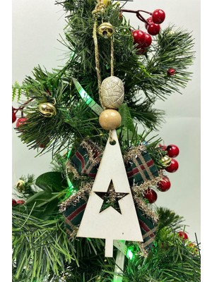 Tekno Trust Yeniyıl Ağaç Süsü Ağaç Baskılı 5 Adet