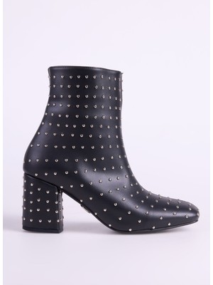 Fabrika Siyah Kadın Topuklu Bot Dıvna