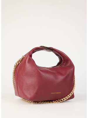 Vince Camuto Bordo Kadın 29X13X10 cm Deri Omuz Çantası