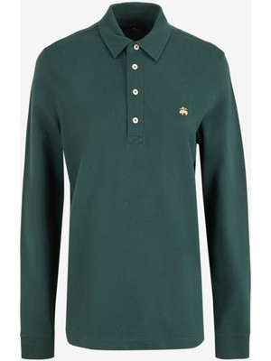 Brooks Brothers Koyu Yeşil Erkek Polo T-Shirt BBFW24MTS001