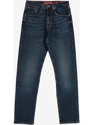 Superdry Normal Bel Slim Straight Erkek Denim Pantolon M7010887AB1Q_VINTAGE Slım Straıght