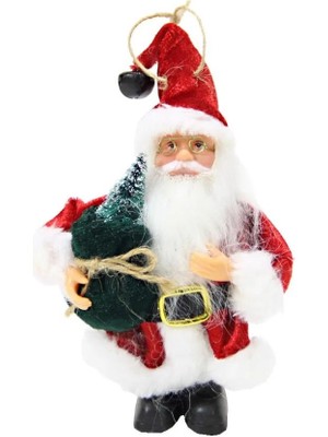 Tekno Trust Yılbaşı Ağacı Asılabilir Noel Baba 13 cm Kırmızı