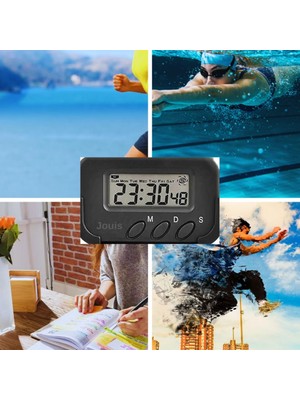 Dijital Küçük Masa-Sınav,öğrenci,polis,asker Araba Saati-Alarm-Kronometre,pomodoro Tekniği