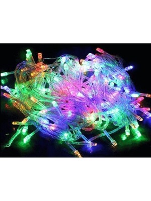 Tekno Trust 10MT Rgb 100 LED Fişli Noel Parti Yılbaşı Ağaç Dekoratif Aydınlatma Lambası Animasyonlu Süsleme