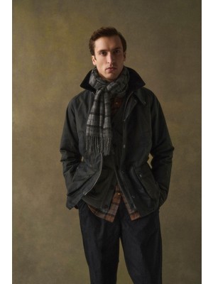 Barbour Check Bedale Yağlı Ceket Gn71 Dundee Tartan