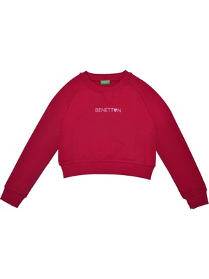 Kız Çocuk Sweatshirt - Kırmızı