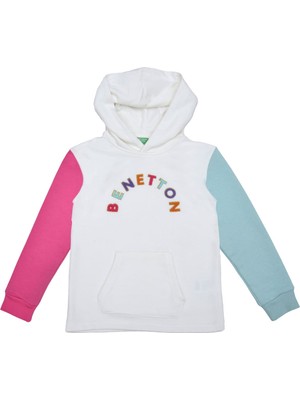 Kız Çocuk Sweatshirt - Ekru