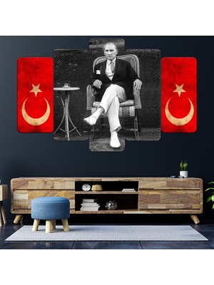 Zevahir Mobilya Dekorasyon Zevahir Mdf Mustafa Kemal Atatürk Ve Bayrak Tablo