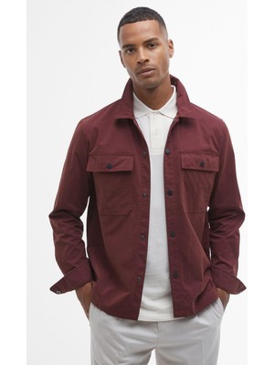 Barbour International B.ıntl Rocco Overshirt RE98 Bordeaux