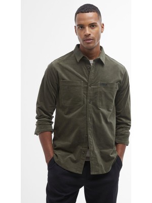 Barbour International B.ıntl Elton Overshirt GN84 Uniform Green