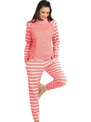 Flz Kadın Kışlık Uzun Kol Pijama Takımı Dowry 09-91
