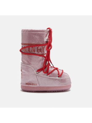 Moon Boot Kız Çocuk Bot (Kar) 80d3400290-J001 Moon Boot Icon Jr Glitter Pink (27-34)