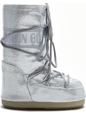 Moon Boot Erkek Çocuk Bot (Kar) 80d1402850-H001 Moon Boot Icon Glıtter Silver 27-34