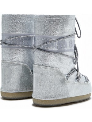 Moon Boot Erkek Çocuk Bot (Kar) 80d1402850-H001 Moon Boot Icon Glıtter Silver 27-34