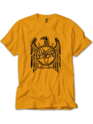 Z zepplin Slayer Eagle Split Sarı T-Shirt