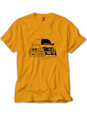 Z zepplin Bmw M3 Power Sarı T-Shirt