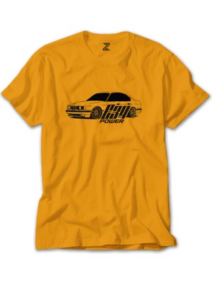 Z zepplin Bmw E34 Sarı T-Shirt