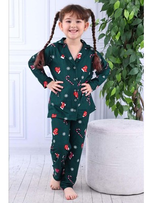 Gri Mor Tekstil Erkek Çocuk Compact Pamuklu Sırt Baskılı Pijama Takımı