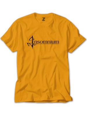 Insomnium Logo Sarı Tişört