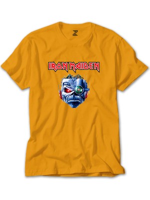 Iron Maiden Bionic Sarı Tişört