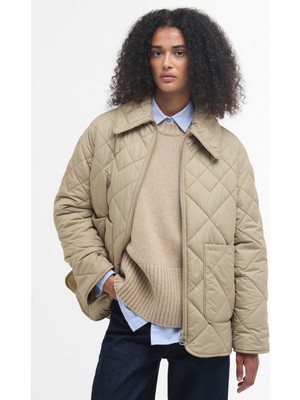 Barbour Tessa Kapitone Ceket BE33 Light Trench