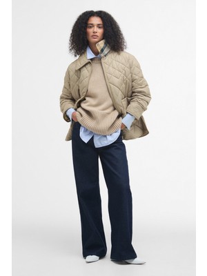 Barbour Tessa Kapitone Ceket BE33 Light Trench