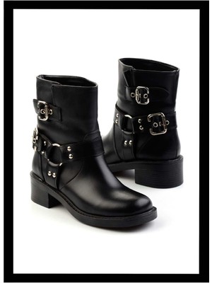 Bambi Siyah   Kadın Bot & Bootie K02503743409