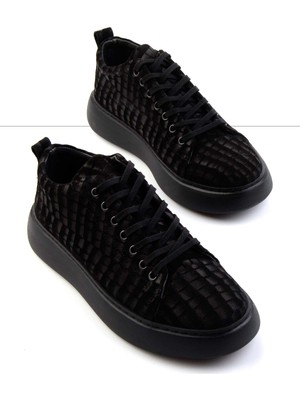 Siyah Süet Hakiki Deri Erkek Casual Ayakkabı E01759999902