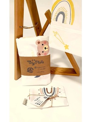 Tiny Plans Tek Kişilik Lastikli Çarşaf-Yastık Kılıfı Takımı