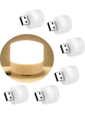 3 Adet USB Aydınlatma LED Göz Korumalı Okuma Işığı Mini LED Kolay Kullanılabilir USB Gece Lambası Ev-Ofis-Yatak Odası