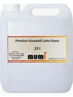 Premium Karamelli Latte Mum Esansı 25 Litre