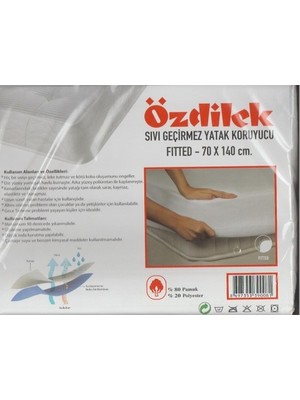 Özdilek Fitted Alez Çift Kişilik Sıvı Geçirmez 160x200