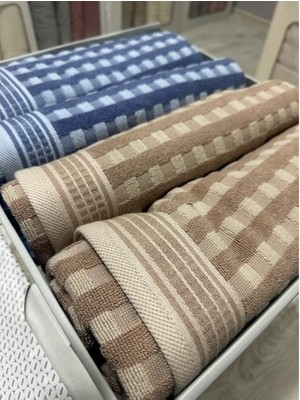 Özdilek Plus Indigo - Bej Best Set Hamam Seti