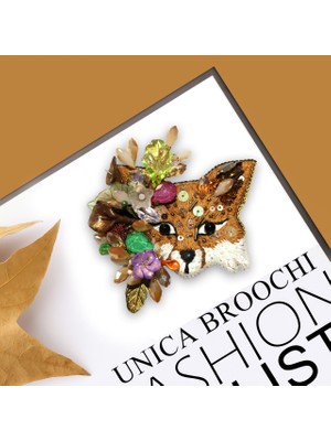 Unica Brooche Tilki Broş