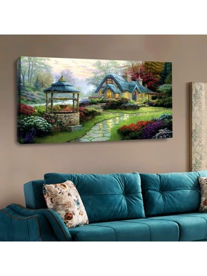 Zevahir Mobilya Dekorasyon Zevahir 120x60 Kanvas Ev Ve Bahçesi Tablosu