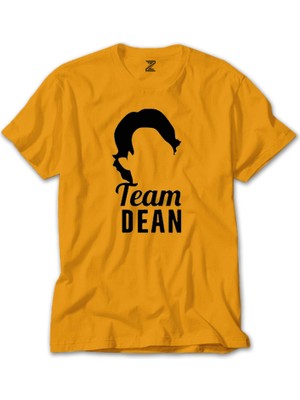 Z zepplin Glimore Girls Team Dean Sarı Tişört