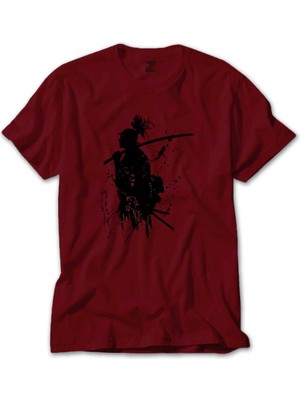 Z zepplin Samurai Miyamoto Musashi Kırmızı Tişört